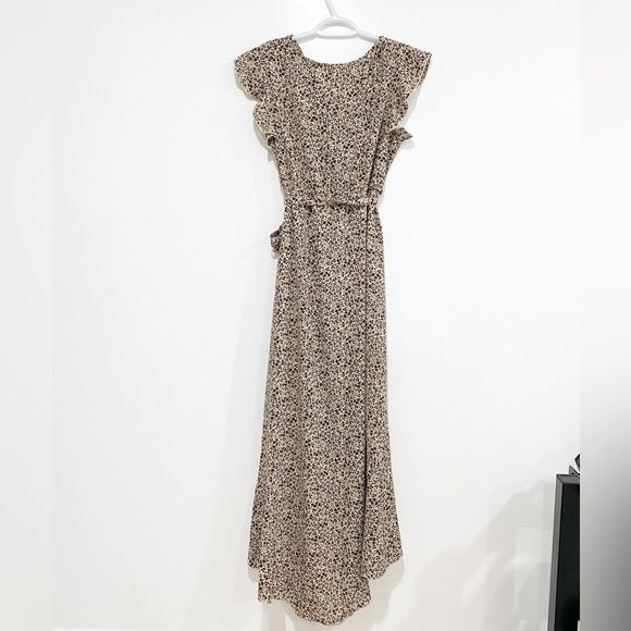 Amazon brown floral midi dress - Picture 4 of 4